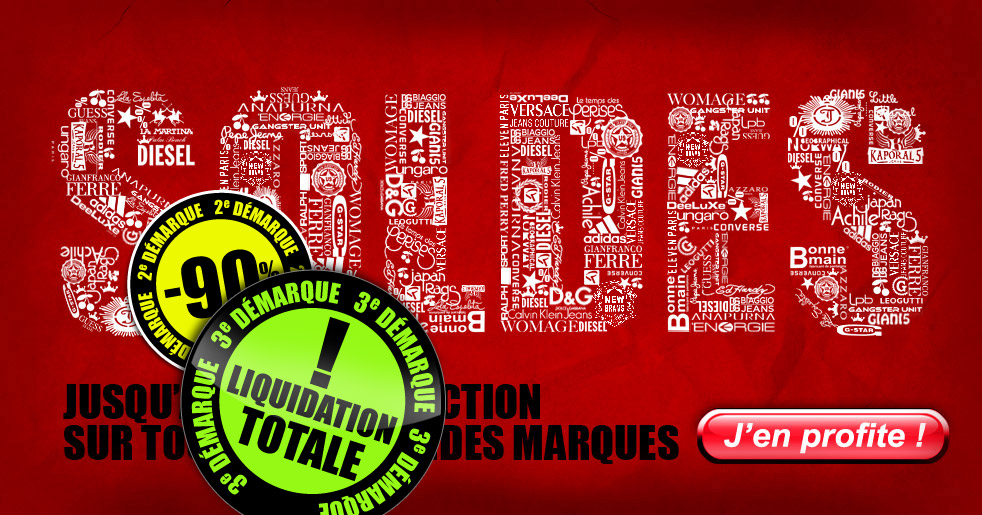 SOLDES SUR TOUTES LES GRANDES MARQUES SOLDES SUR TOUTES LES GRANDES MARQUES