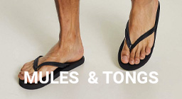 Sélection mules et tongs pour homme
