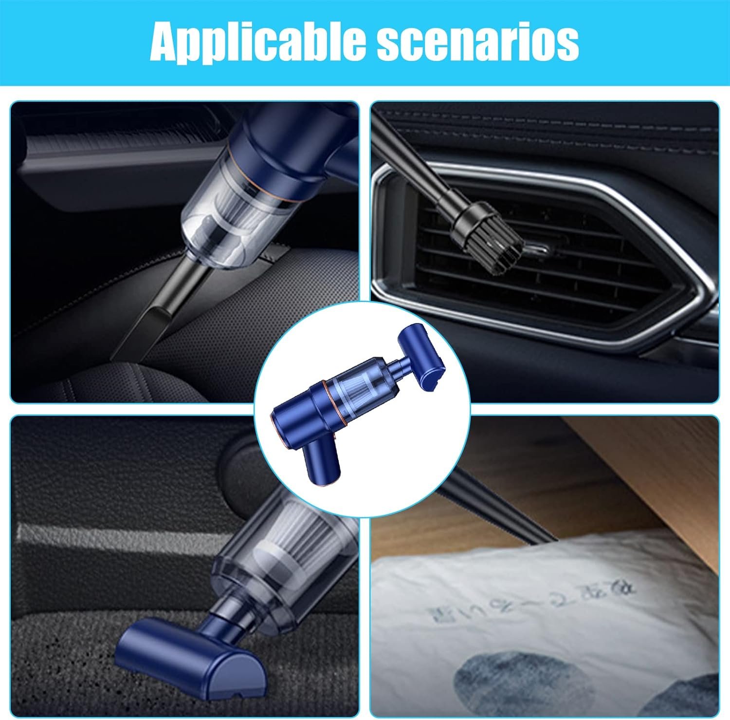 Aspirateur & accessoires d'entretien  I NEED ME ONE INMOCWVC Bleu