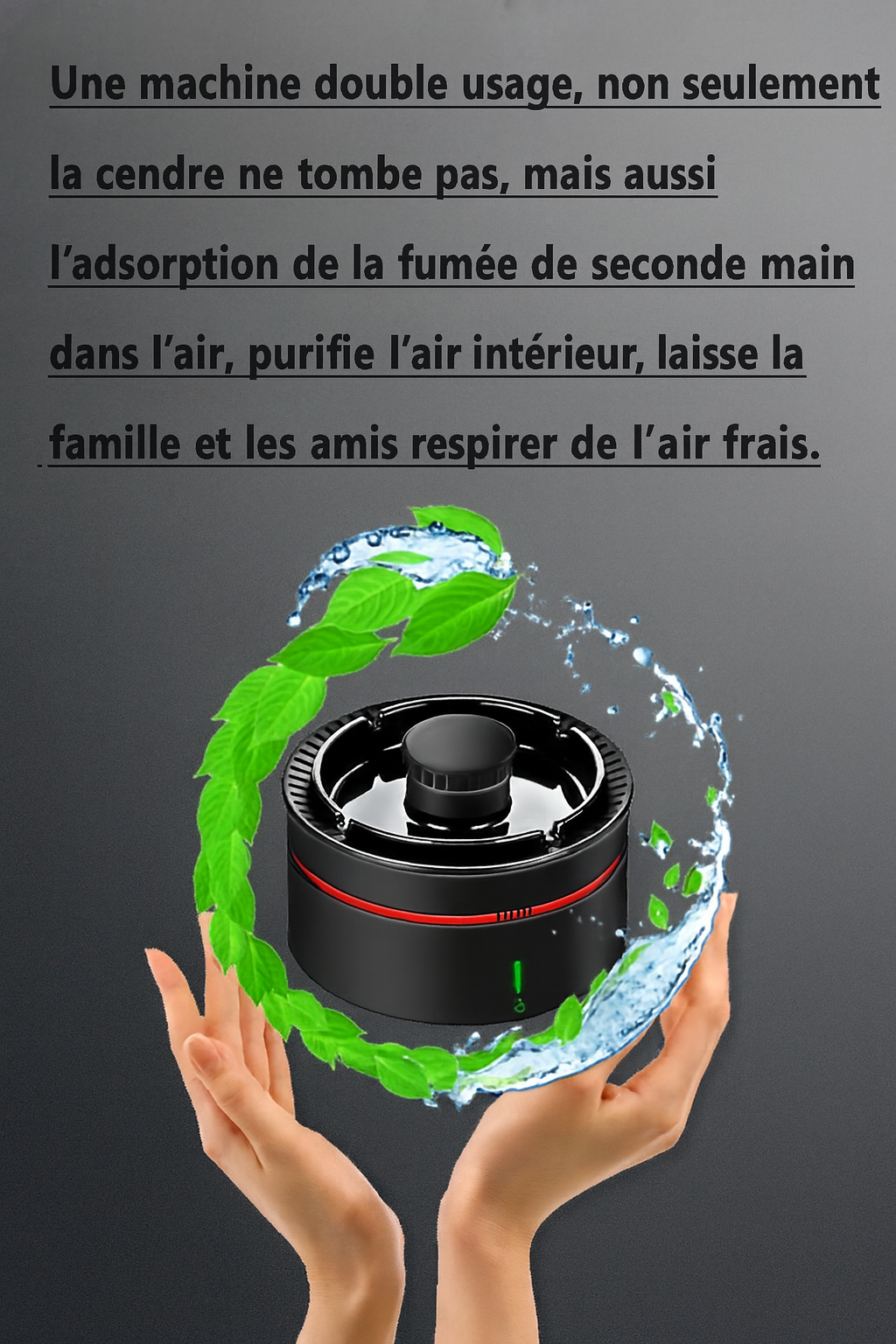 Purificateur d'air  I NEED ME ONE INMOERSVC Noir