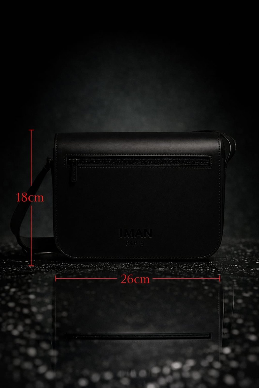 Sacs à bandoulière  IMAN PARIS IPSCBIO Noir
