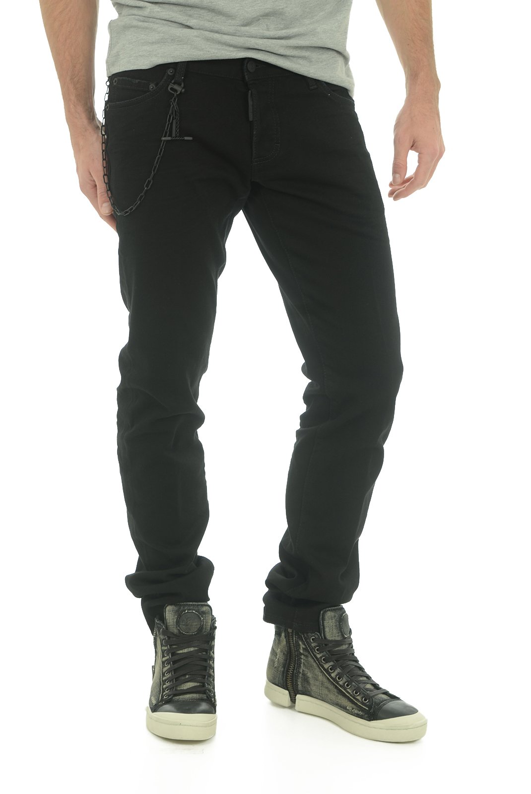 slim / skinny  Dsquared2 S74LA0879 900 BLACK