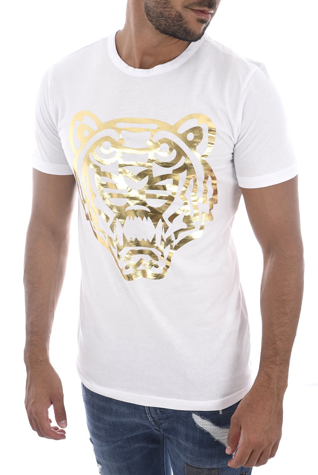 Homme  Goldenim paris 1457 TIGRE BLANC