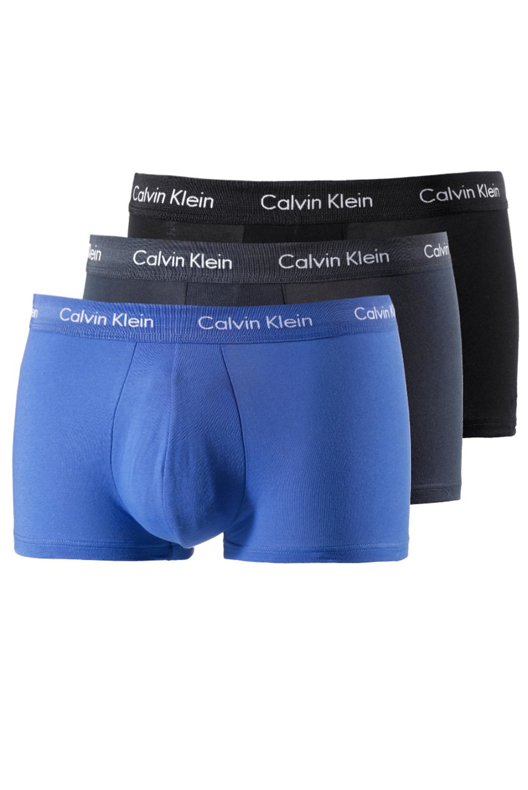 Slips / Boxers  Calvin klein 0000U2664G 4KU Black/BlueShadow/CobaltWater DTM WB
