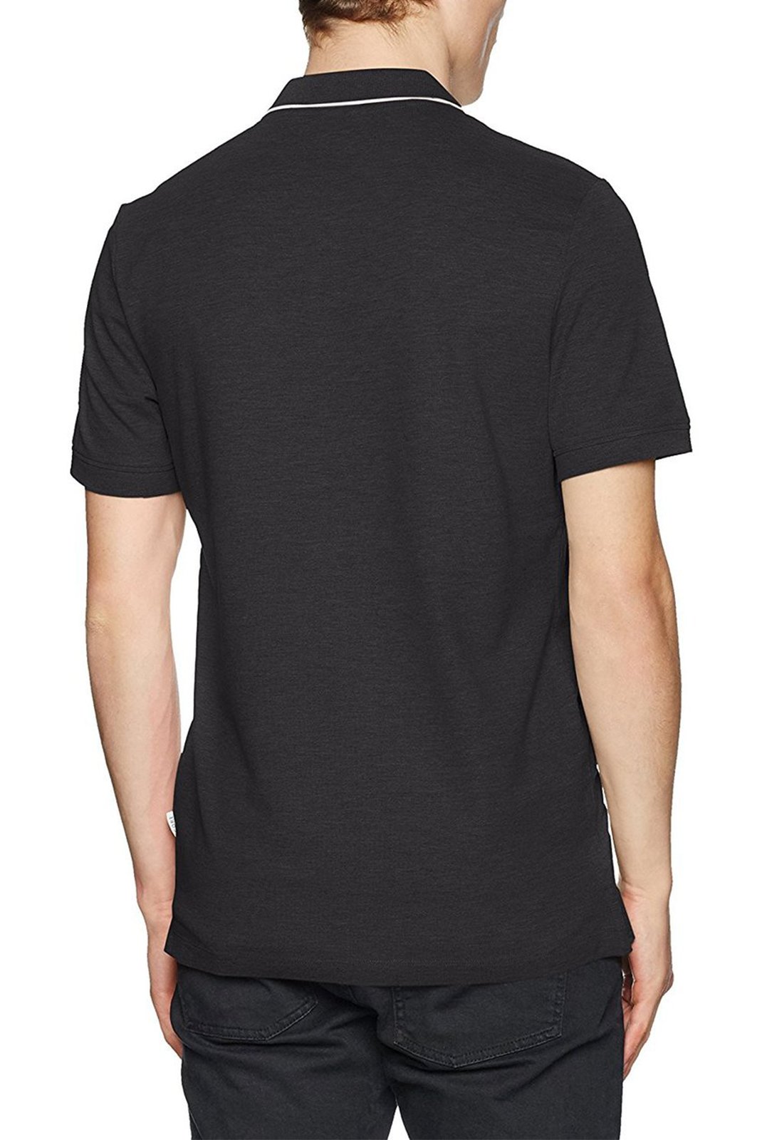 Polos  Jack & Jones STONE POLO SS BLACK