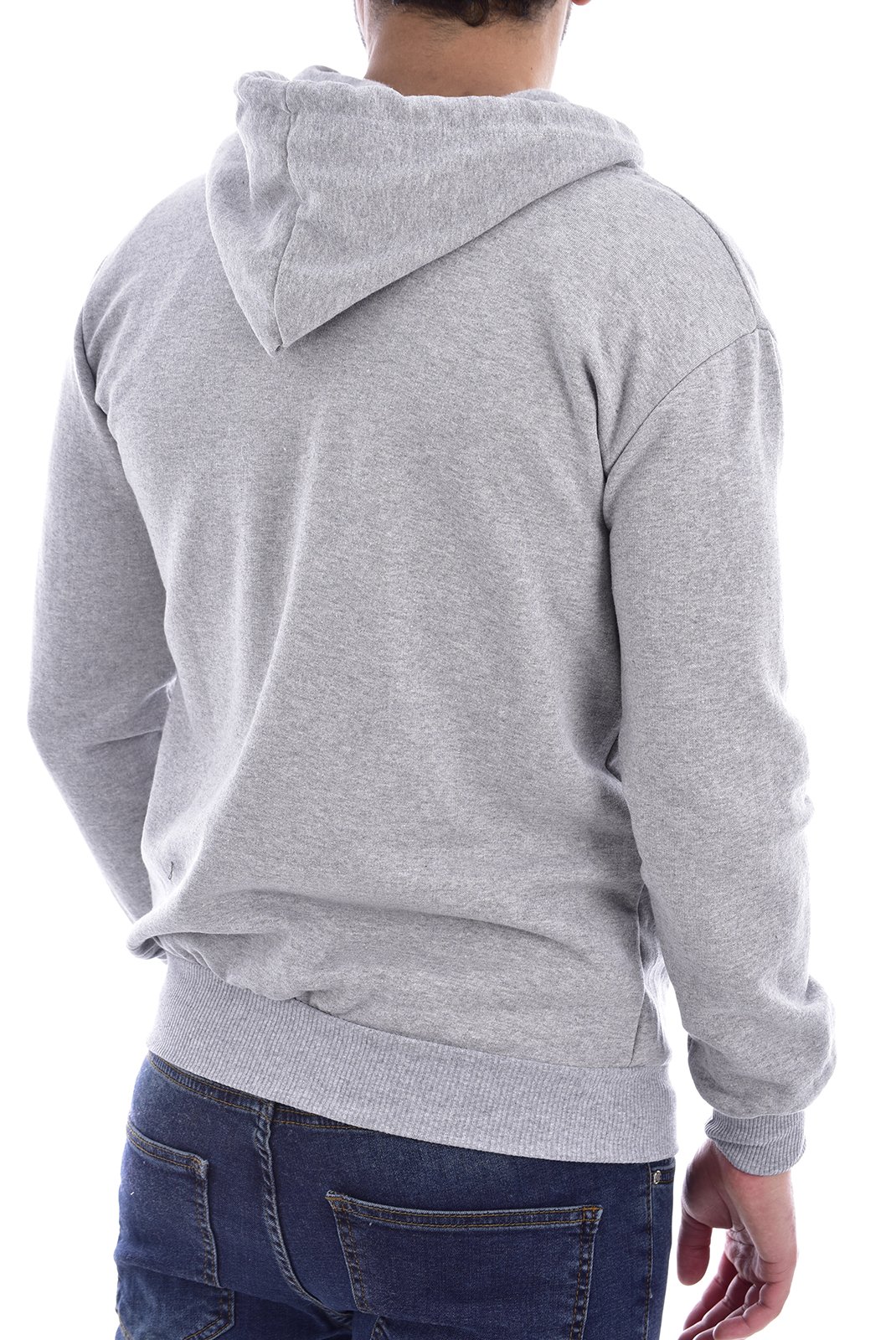 Sweats zippés  Goldenim paris 1119 GRIS CLAIR