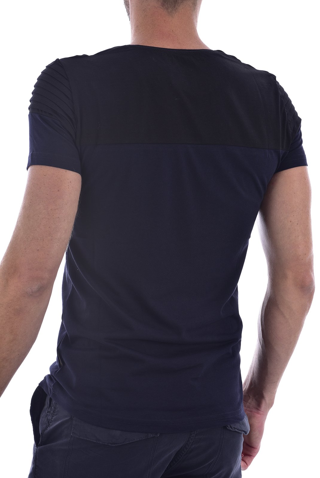 T-S manches courtes  Goldenim paris 1453-2 MARINE