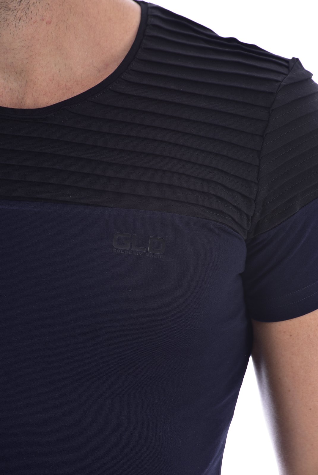 T-S manches courtes  Goldenim paris 1453-2 MARINE