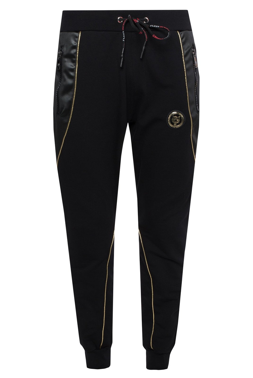 Pantalons sport/streetwear  Plein Sport MJT0449 BLACK/GOLD