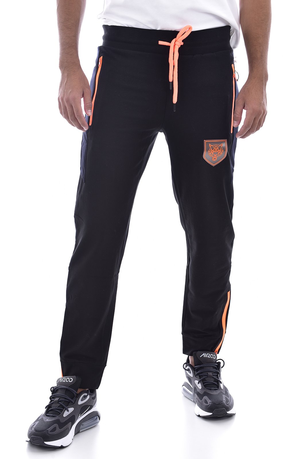 Pantalons sport/streetwear  Plein Sport MJT0460 0220 BLACK/ORANGE