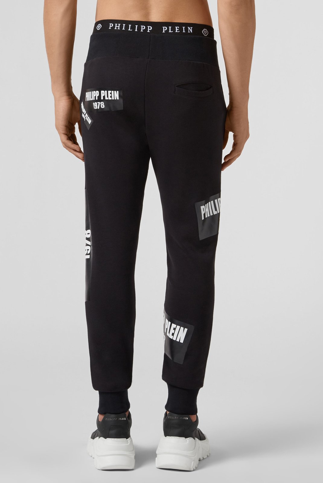 Pantalons sport/streetwear  Philipp plein MJT0890 02 BLACK