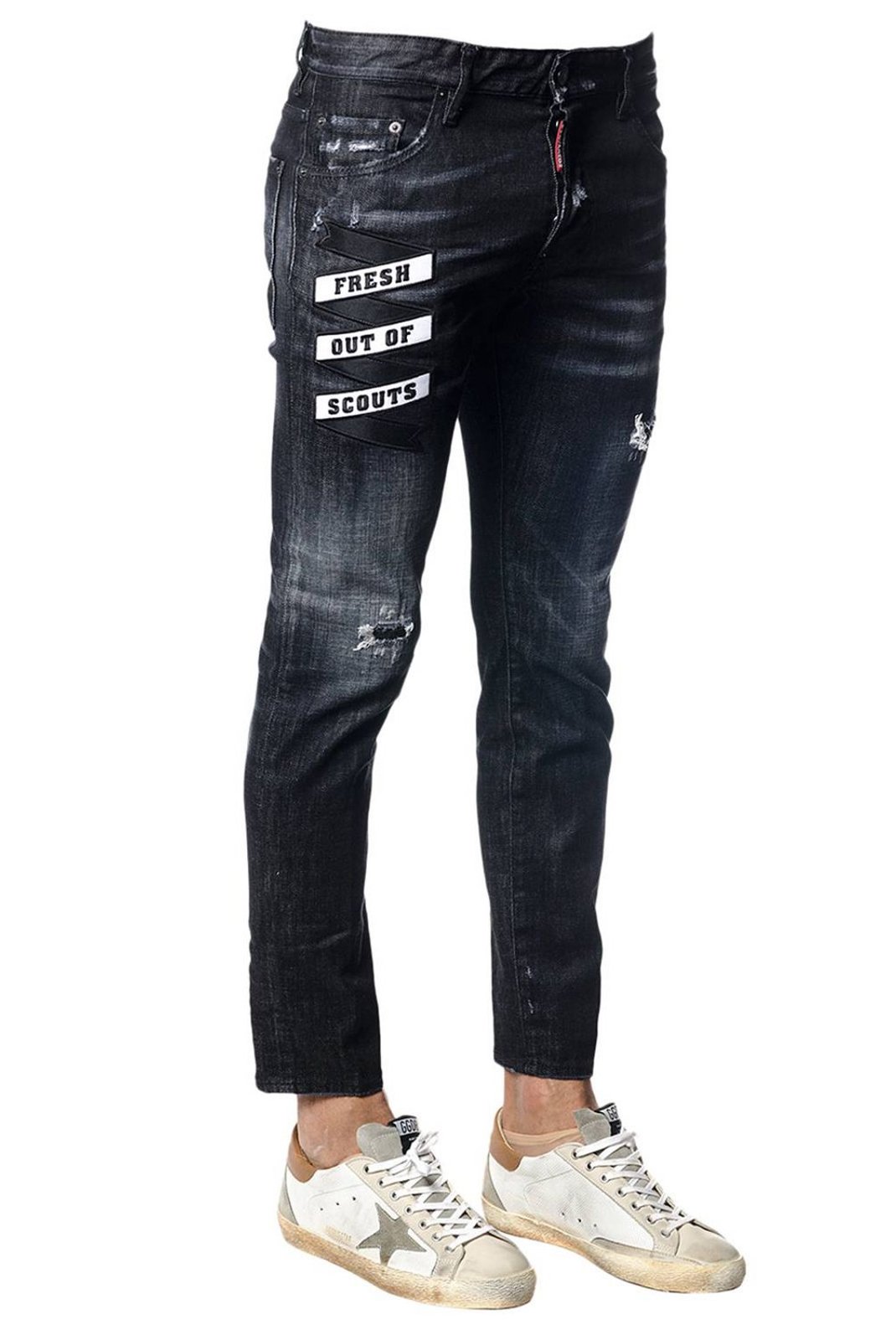 slim / skinny  Dsquared2 S74LB0336 900 noir