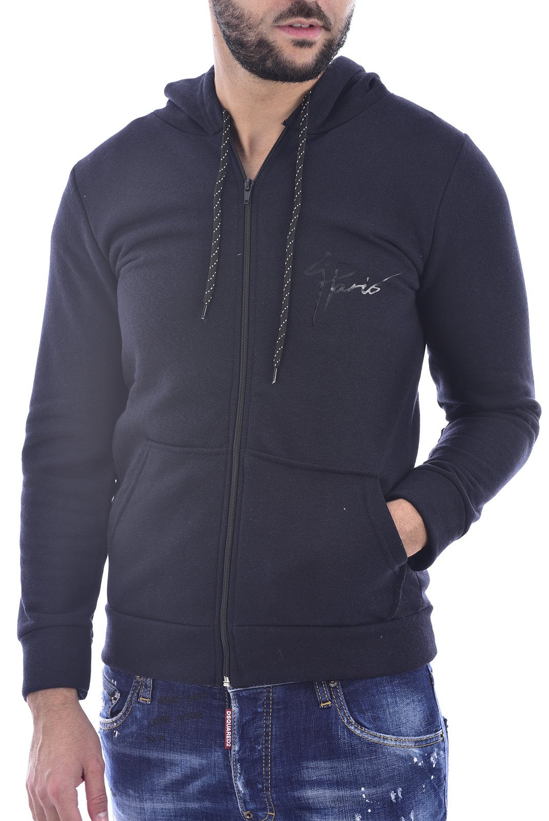 Sweats zippés  Goldenim paris 1476 MARINE