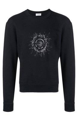 Saint laurent black sweatshirt new arrivals