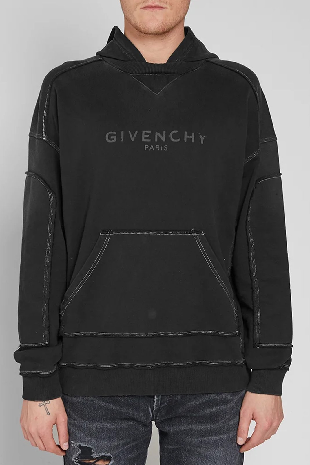 Sweatshirts  Givenchy BM708P3003 1 noir