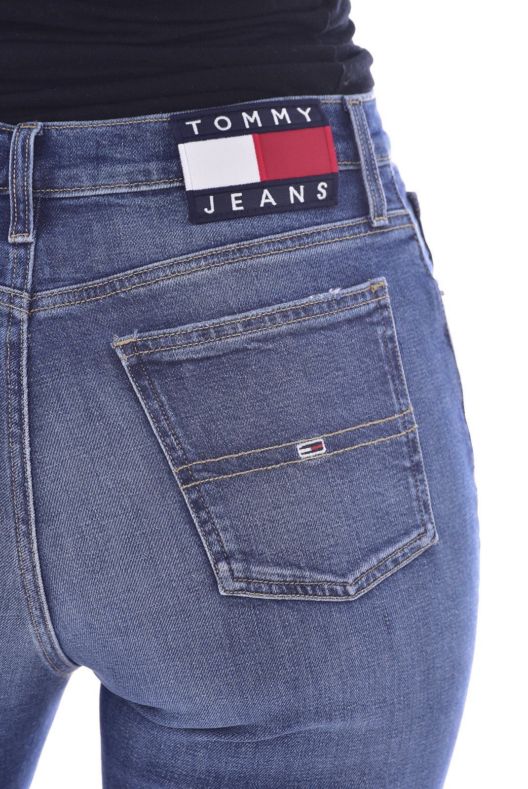 Jeans   Tommy Jeans DW0DW09885 Izzy 1A5 bleu