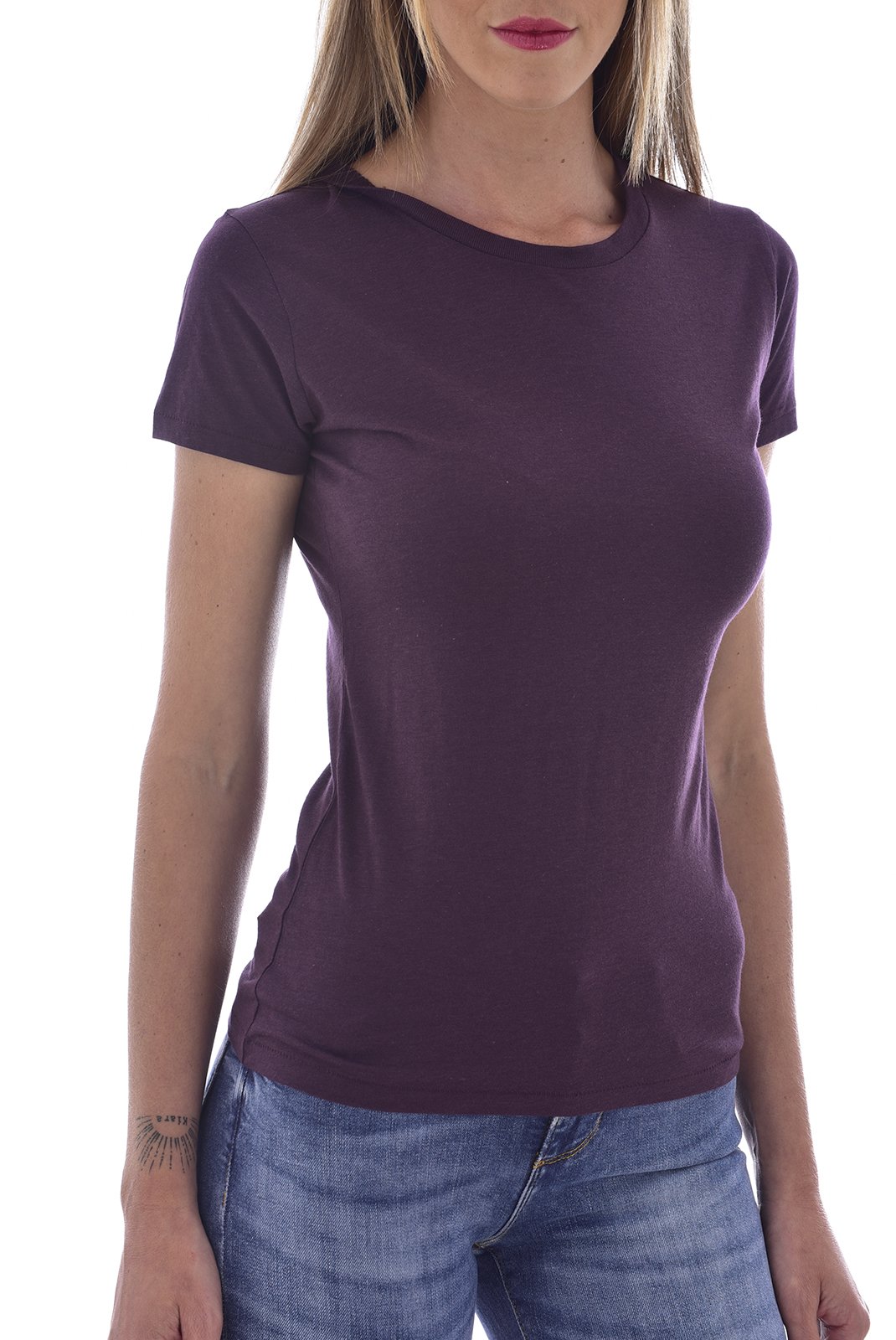 Tee shirt  Joyah N44 PRUNE