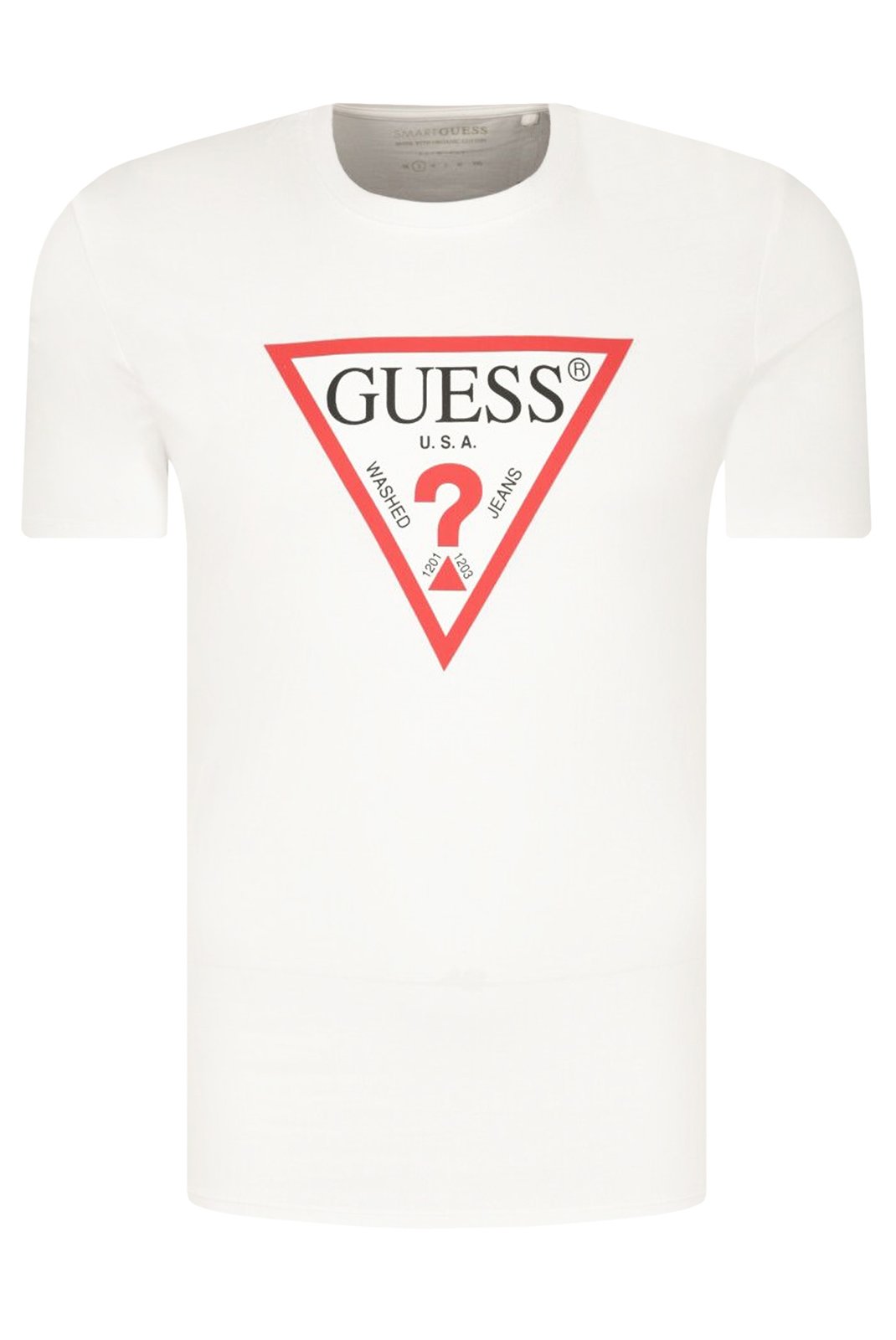 T-S manches courtes  Guess jeans M1RI71 I3Z11 G011 Pure White
