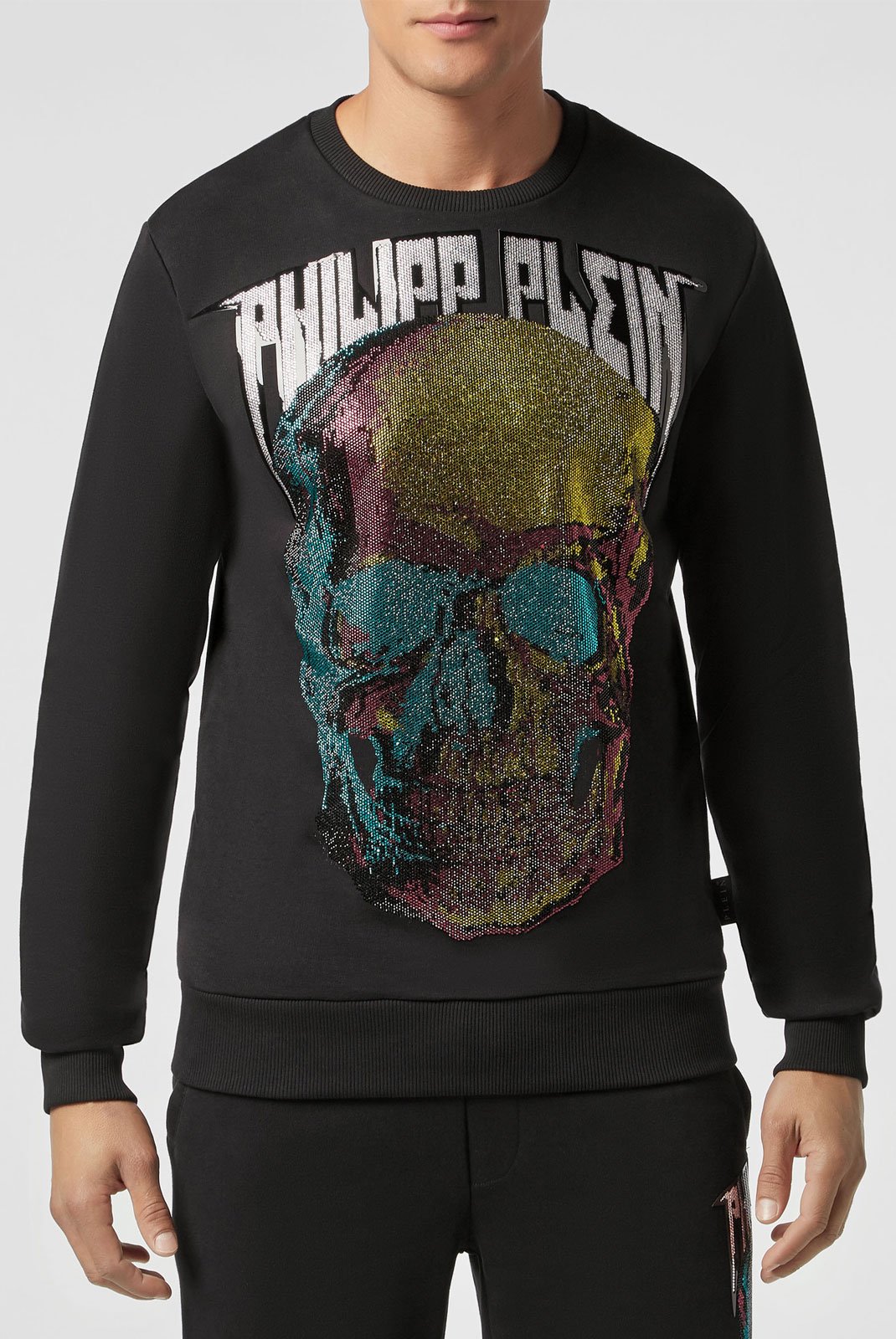 Sweatshirts  Philipp plein MJO0685 02 BLACK