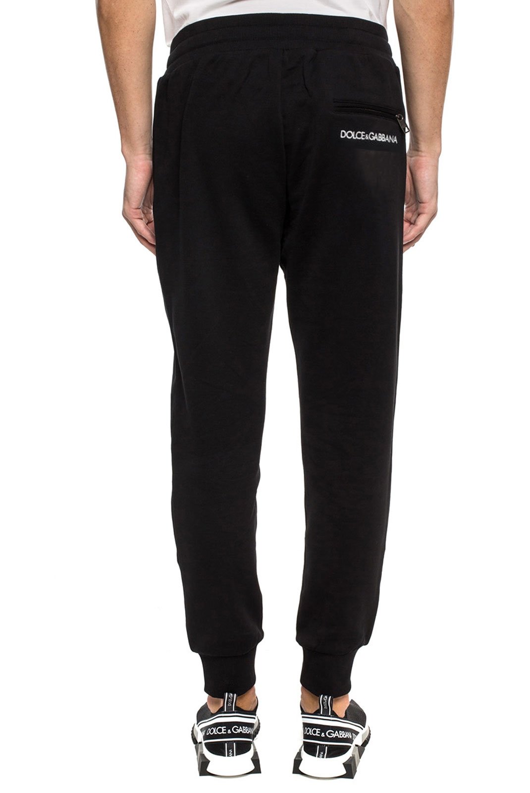 Pantalons sport/streetwear  Dolce&Gabbana GYUSEZ FU7DU N0000 BLACK