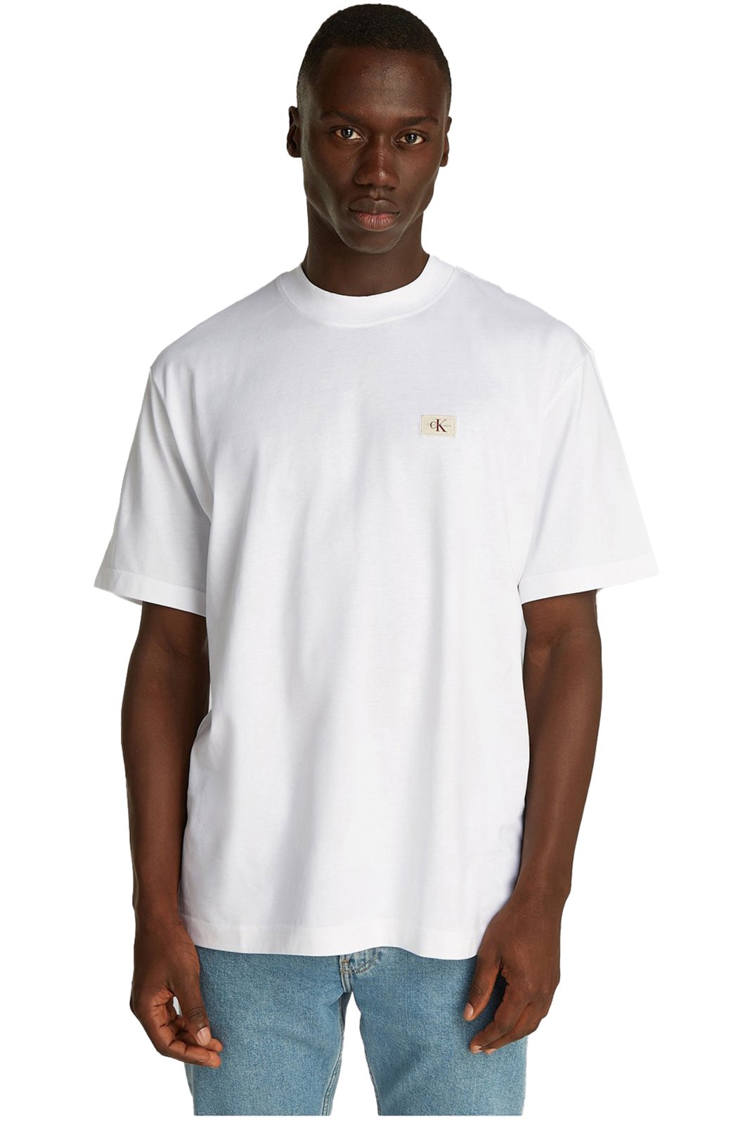 T-S manches courtes  Calvin klein J30J326857 YAF Bright White