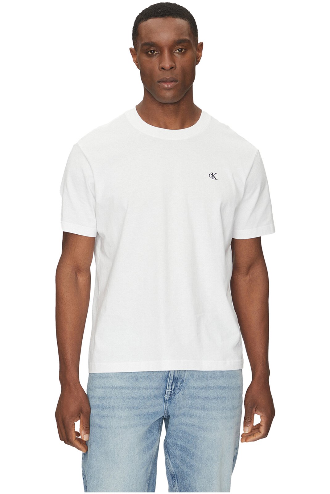 T-S manches courtes  Calvin klein J30J327473 YAF Bright White