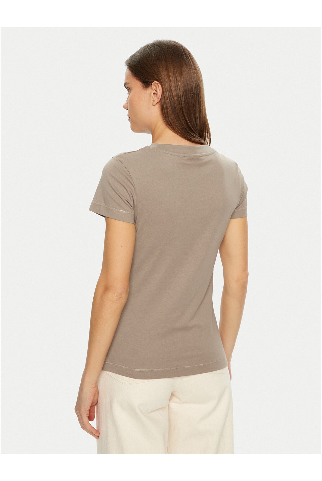 Tee shirt  Calvin klein J20J223563 PFW Taupe Gray
