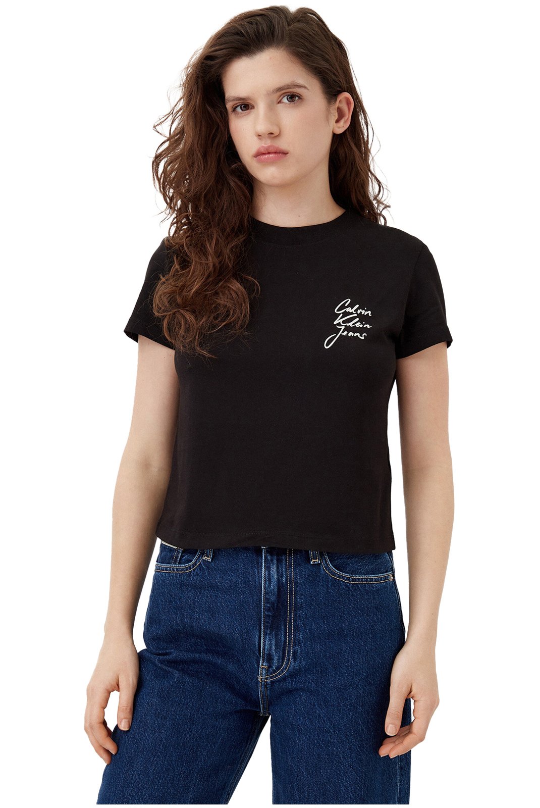 Tee shirt  Calvin klein J20J224984 BEH Ck Black