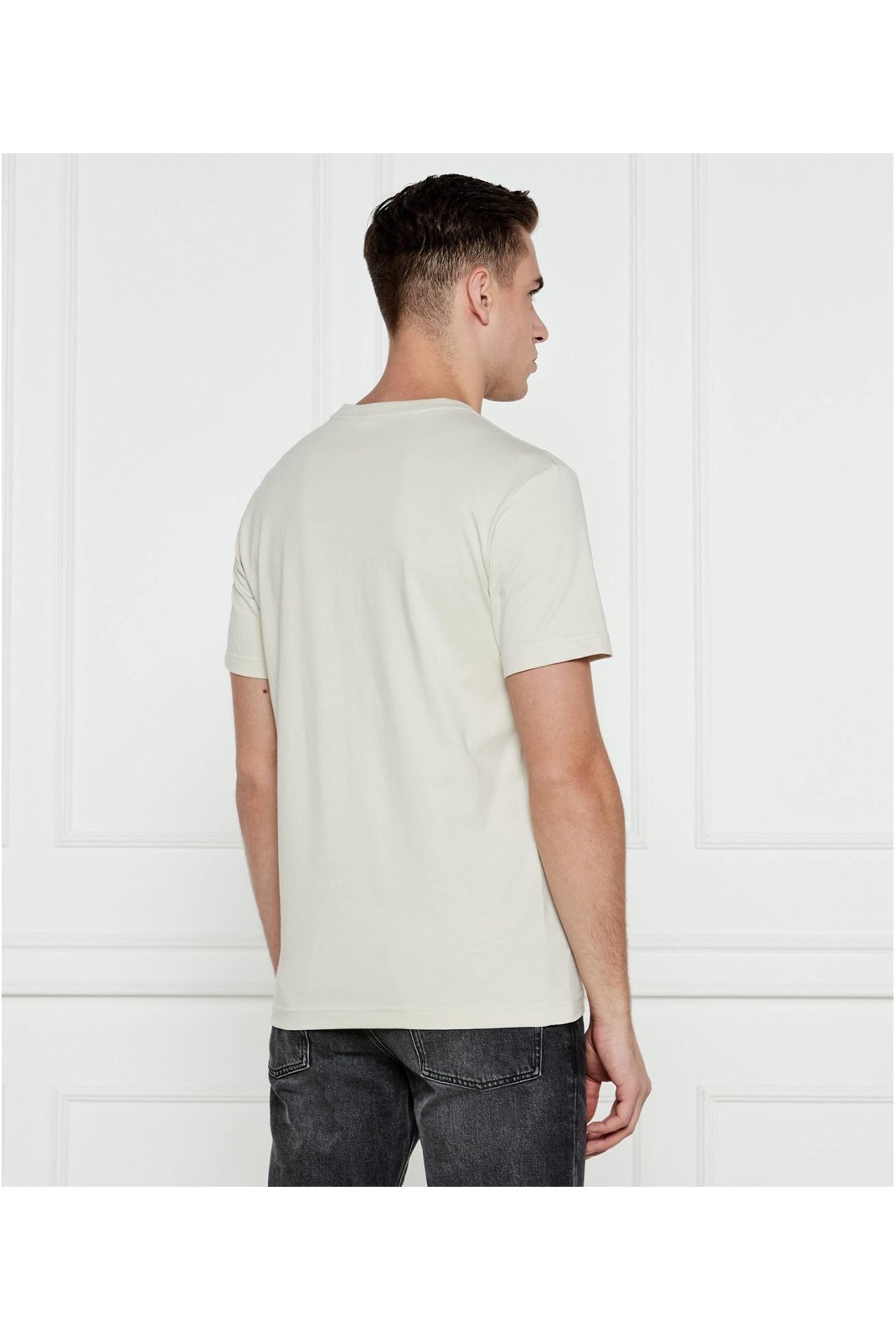 T-S manches courtes  Calvin klein J30J327077 PDH Moonbeam