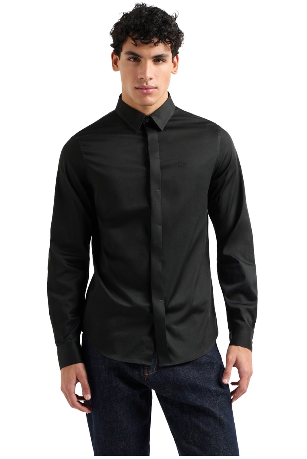 Chemises manches longues  Armani exchange 8NZCBD ZN10Z UB001 JET SET