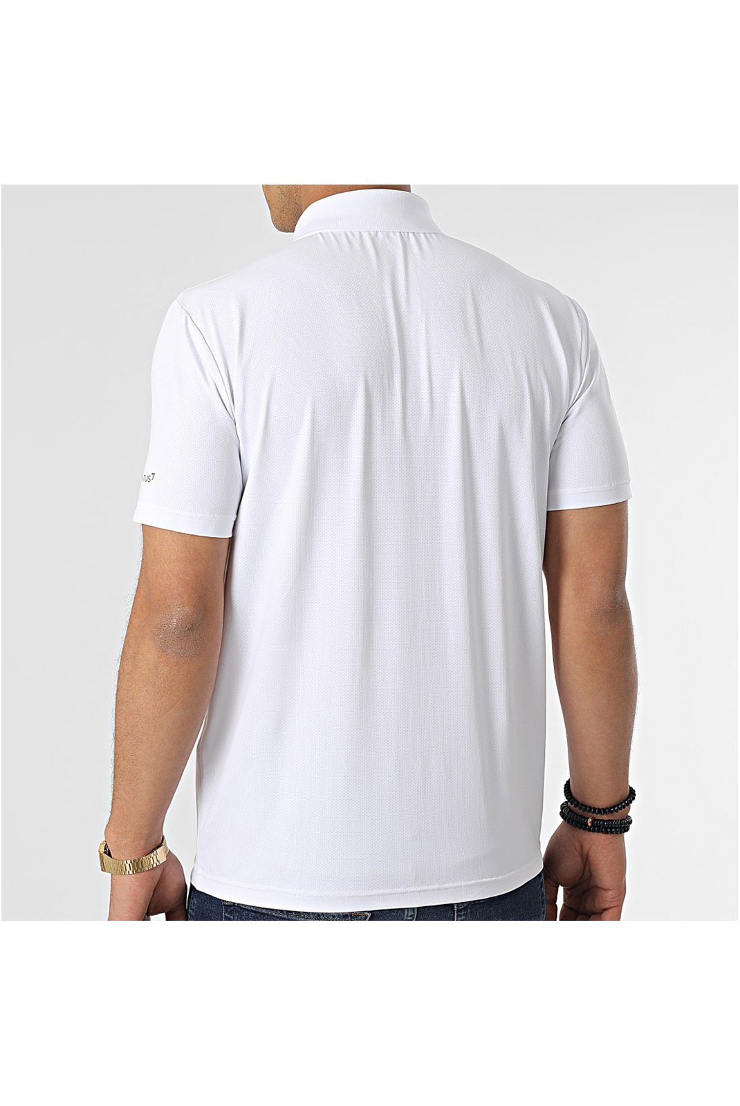 Polos manches courtes  Ea7 8NPF23 PJEMZ 1100 WHITE