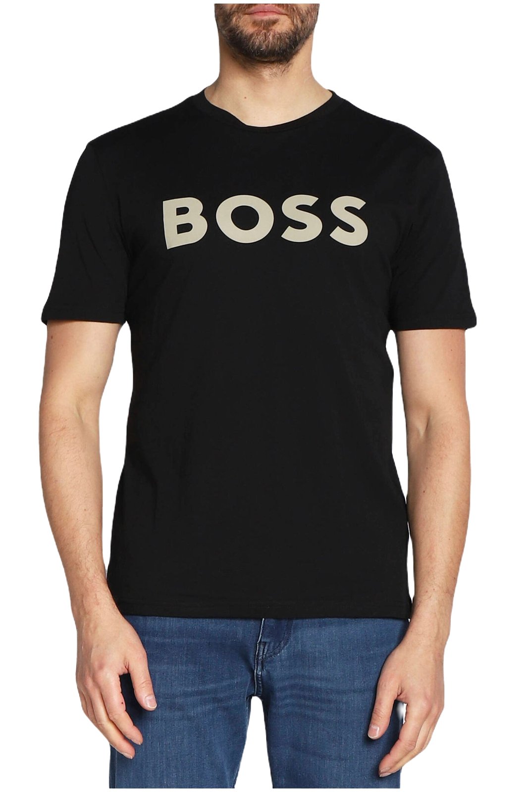 T-S manches courtes  Hugo boss 50481923 001 Black/grey