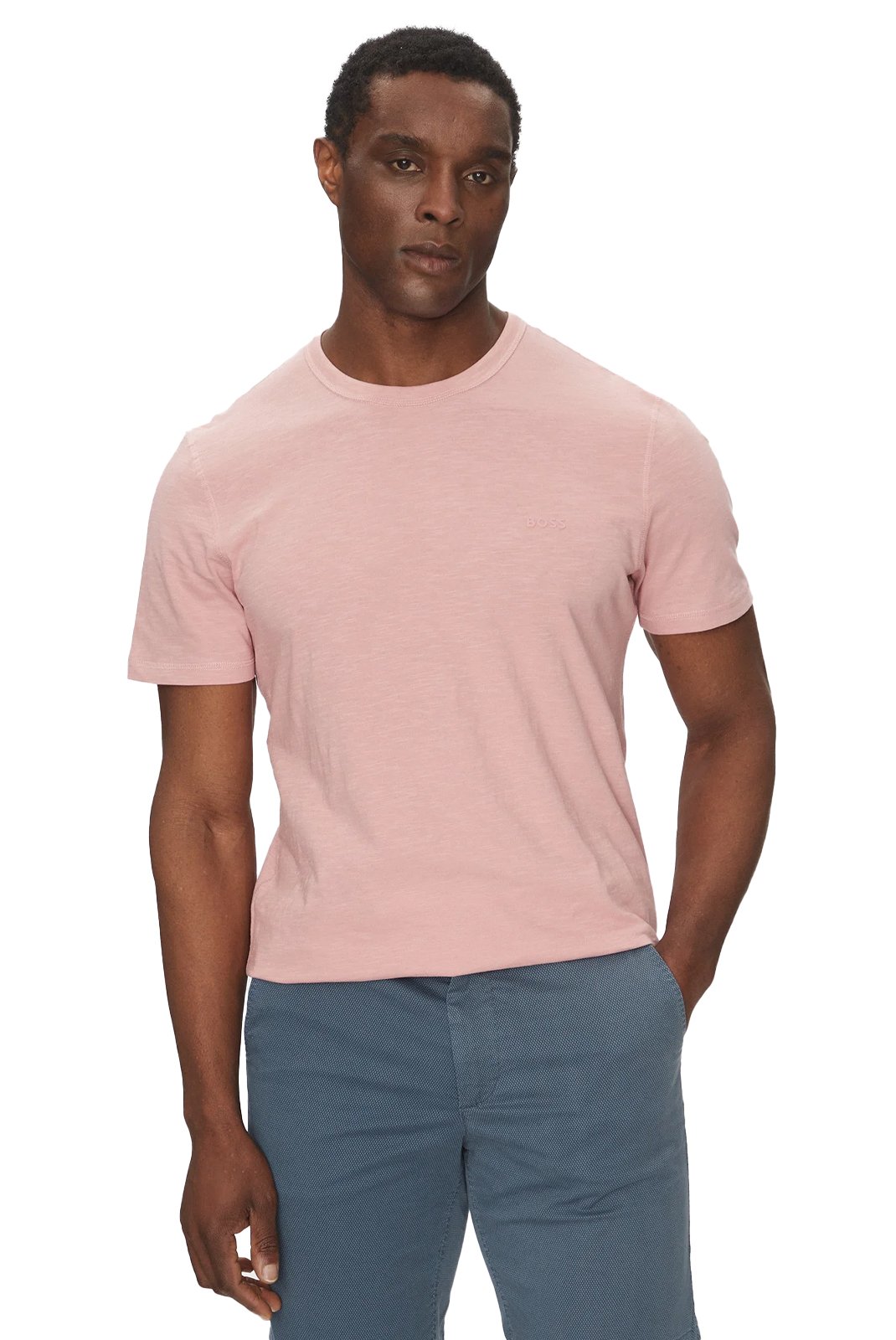 T-S manches courtes  Hugo boss 50508243 694 Open Pink