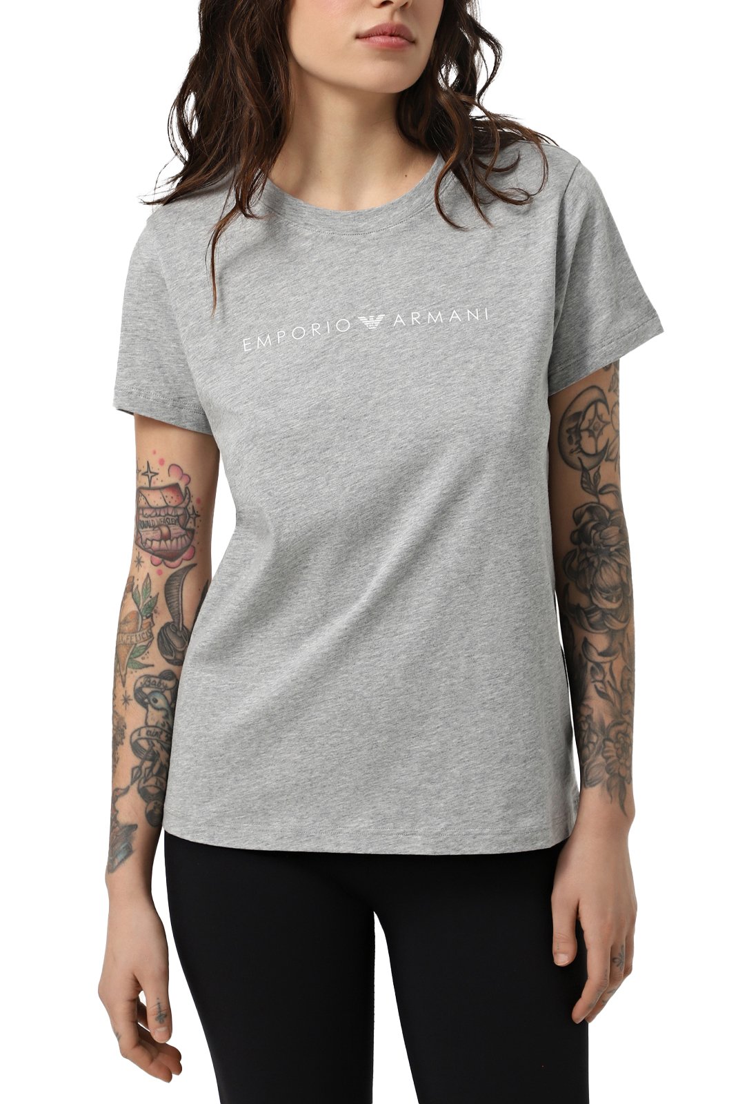 Tee shirt  Emporio armani 164720 4F227 00948 GRIGIOMELANGE CHIARO