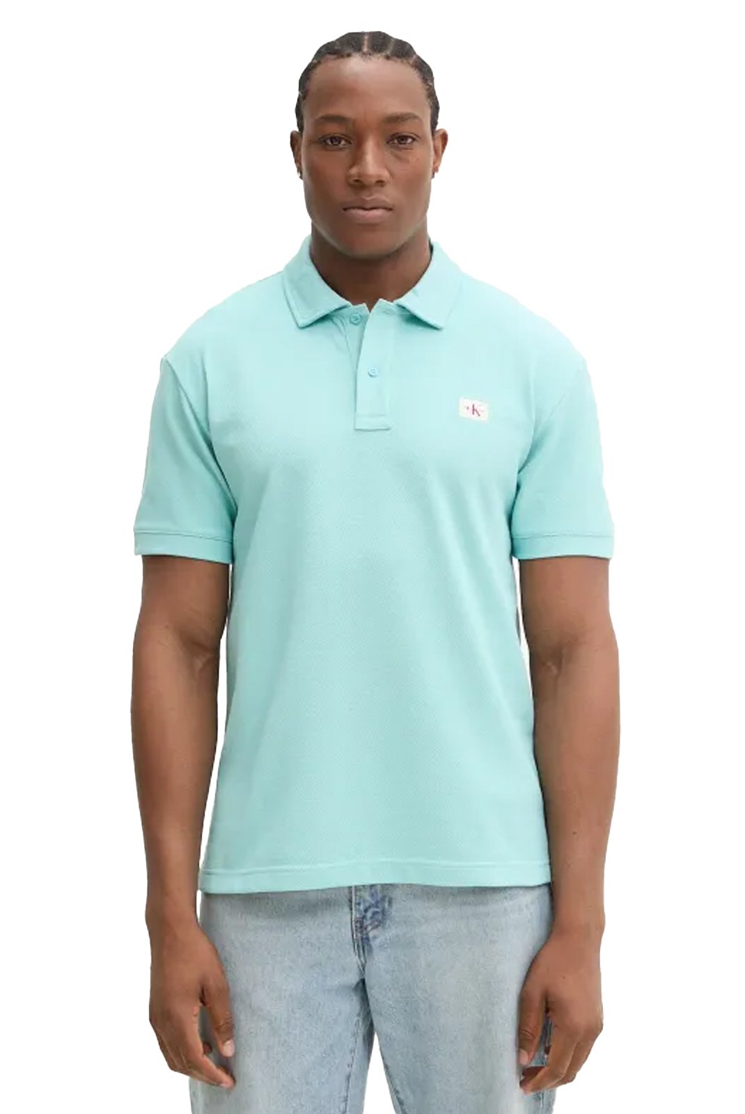 Polos manches courtes  Calvin klein J30J327040 MR5 Fresh Mint