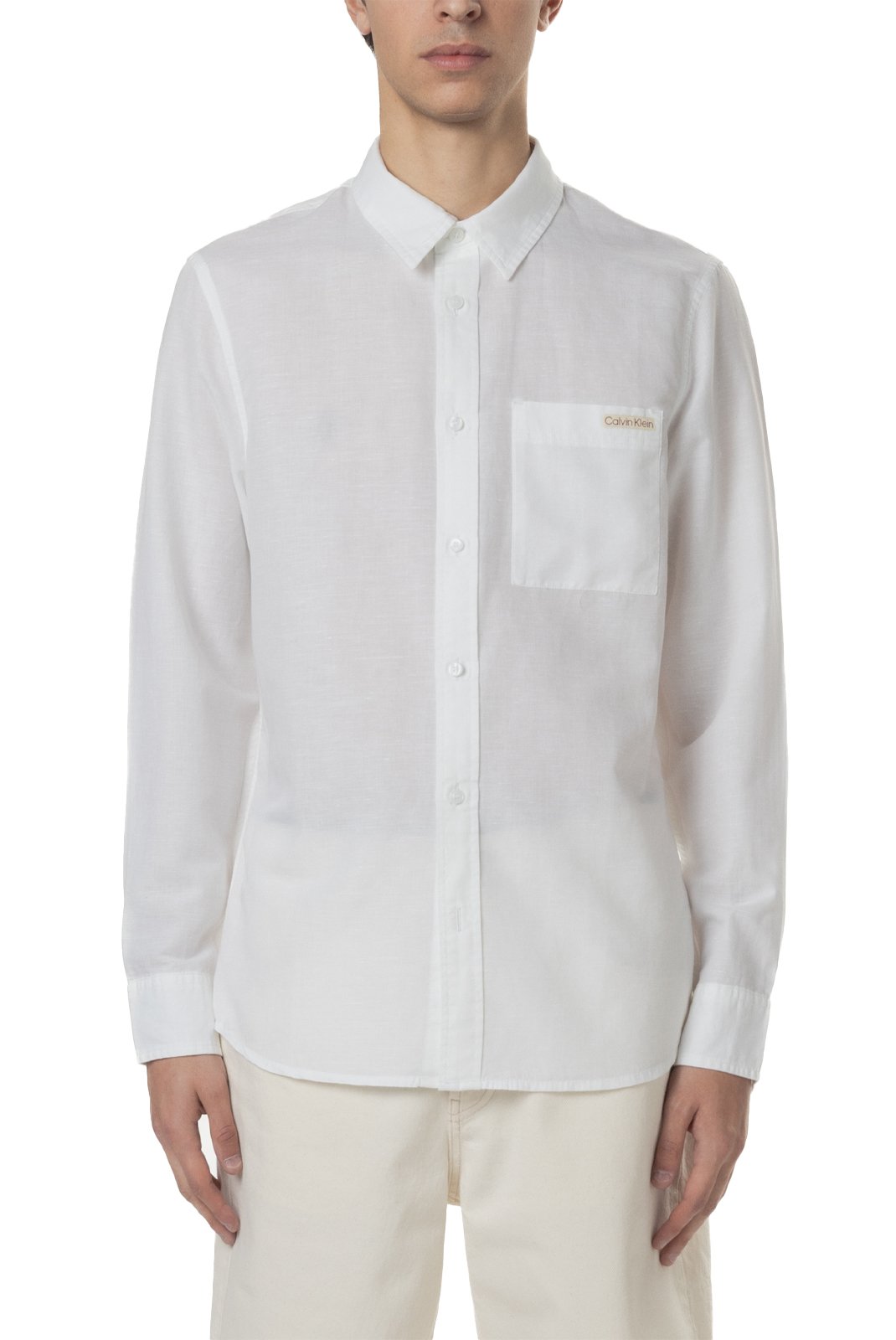 Chemises manches longues  Calvin klein J30J327295 YAF Bright White