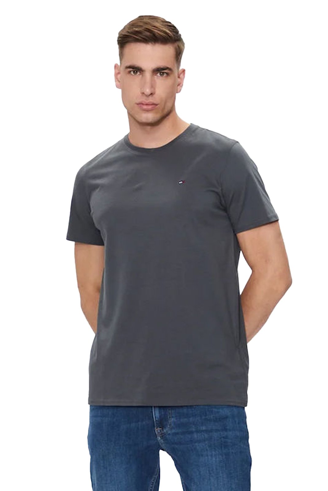 T-S manches courtes  Tommy Jeans DM0DM04411 PT2 Washed Black