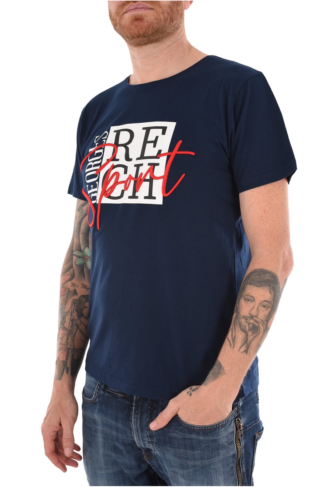 T-S manches courtes  Georges Rech GRT-2 NAVY