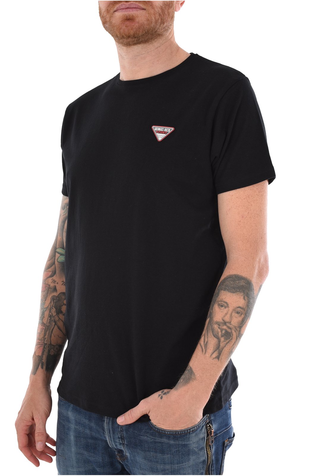 T-S manches courtes  Georges Rech THIERY-GR BLACK