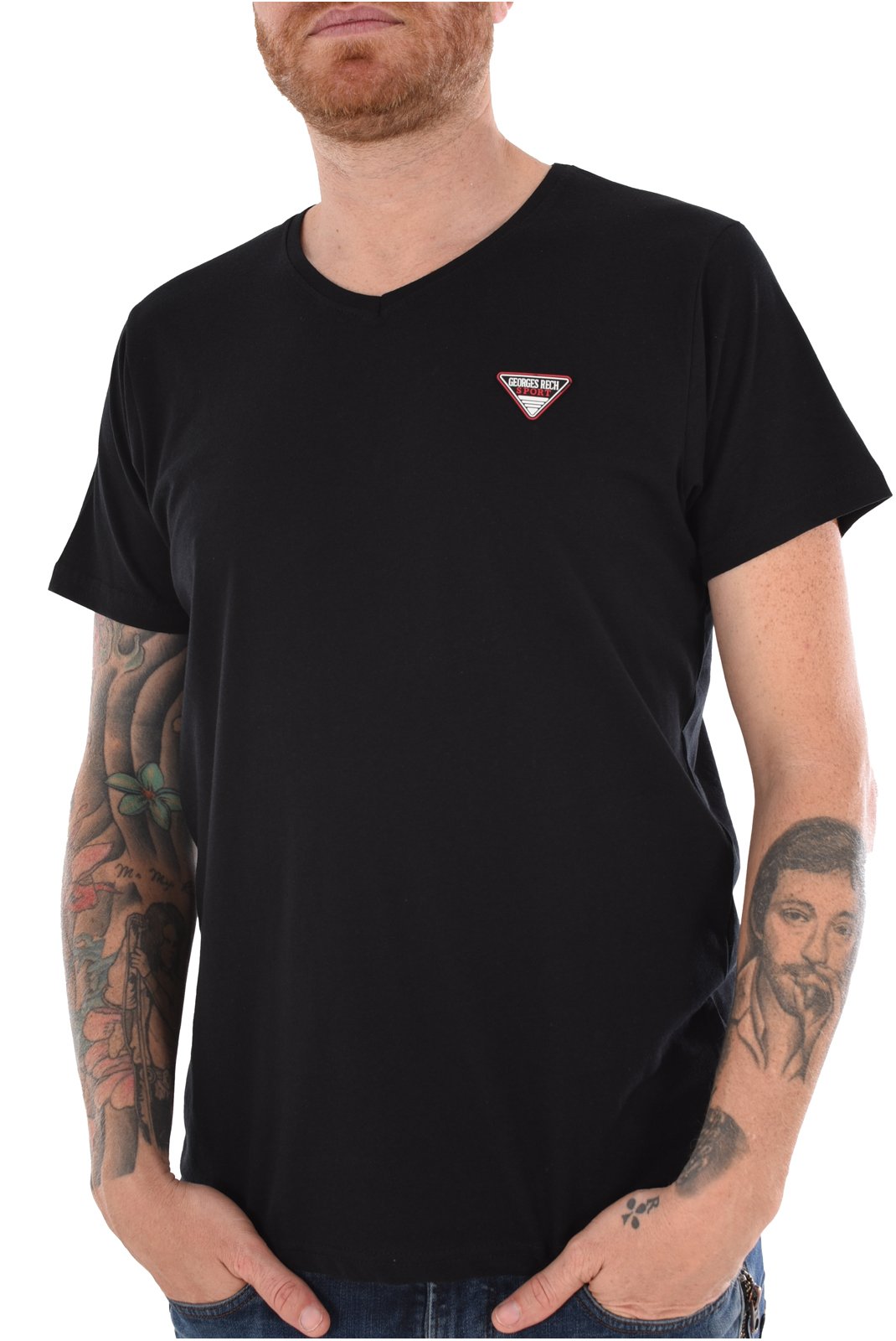T-S manches courtes  Georges Rech TOMY-GR BLACK