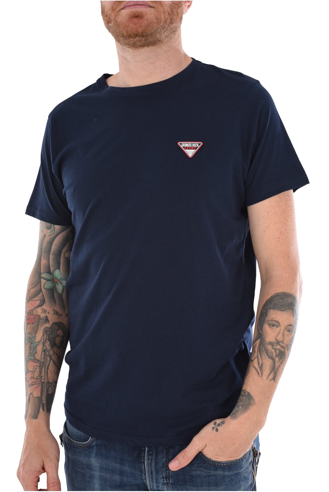 T-S manches courtes  Georges Rech THIERY-GR NAVY