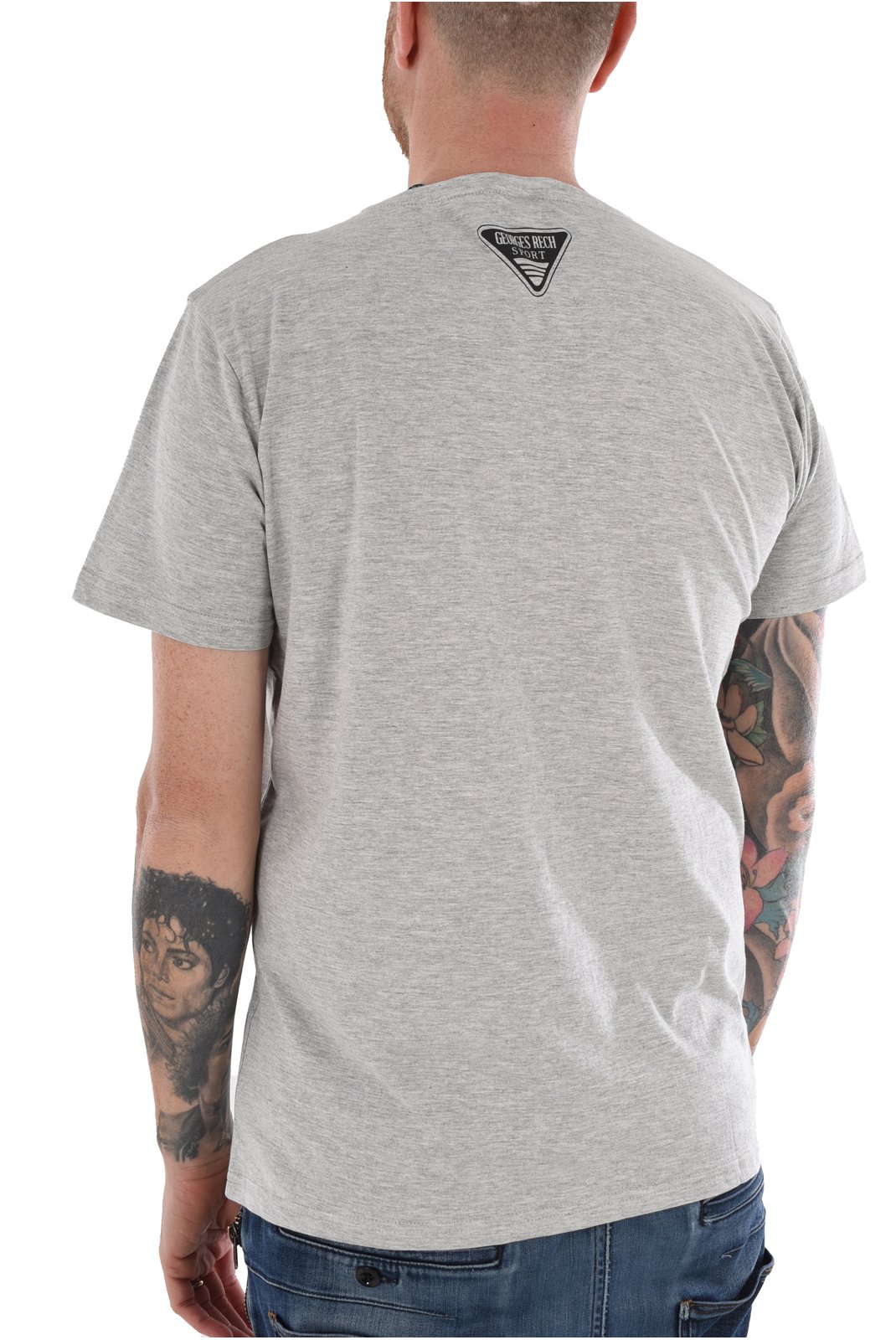T-S manches courtes  Georges Rech GRT-6 GREY MEL