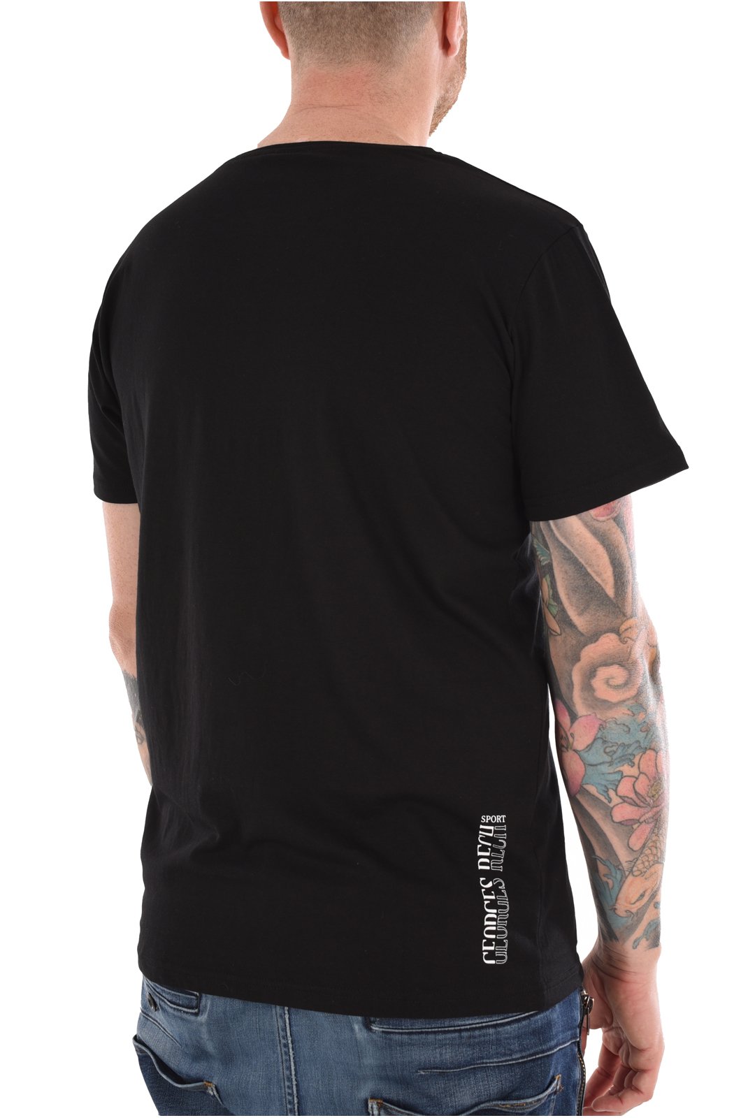 T-S manches courtes  Georges Rech GRT-7 BLACK