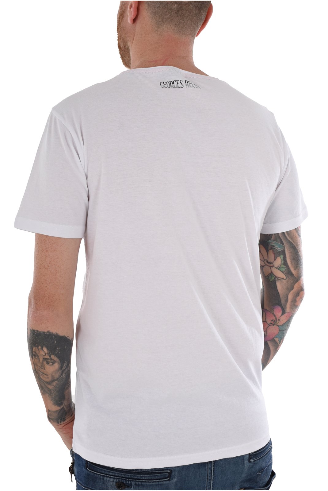 T-S manches courtes  Georges Rech GRT-3 WHITE