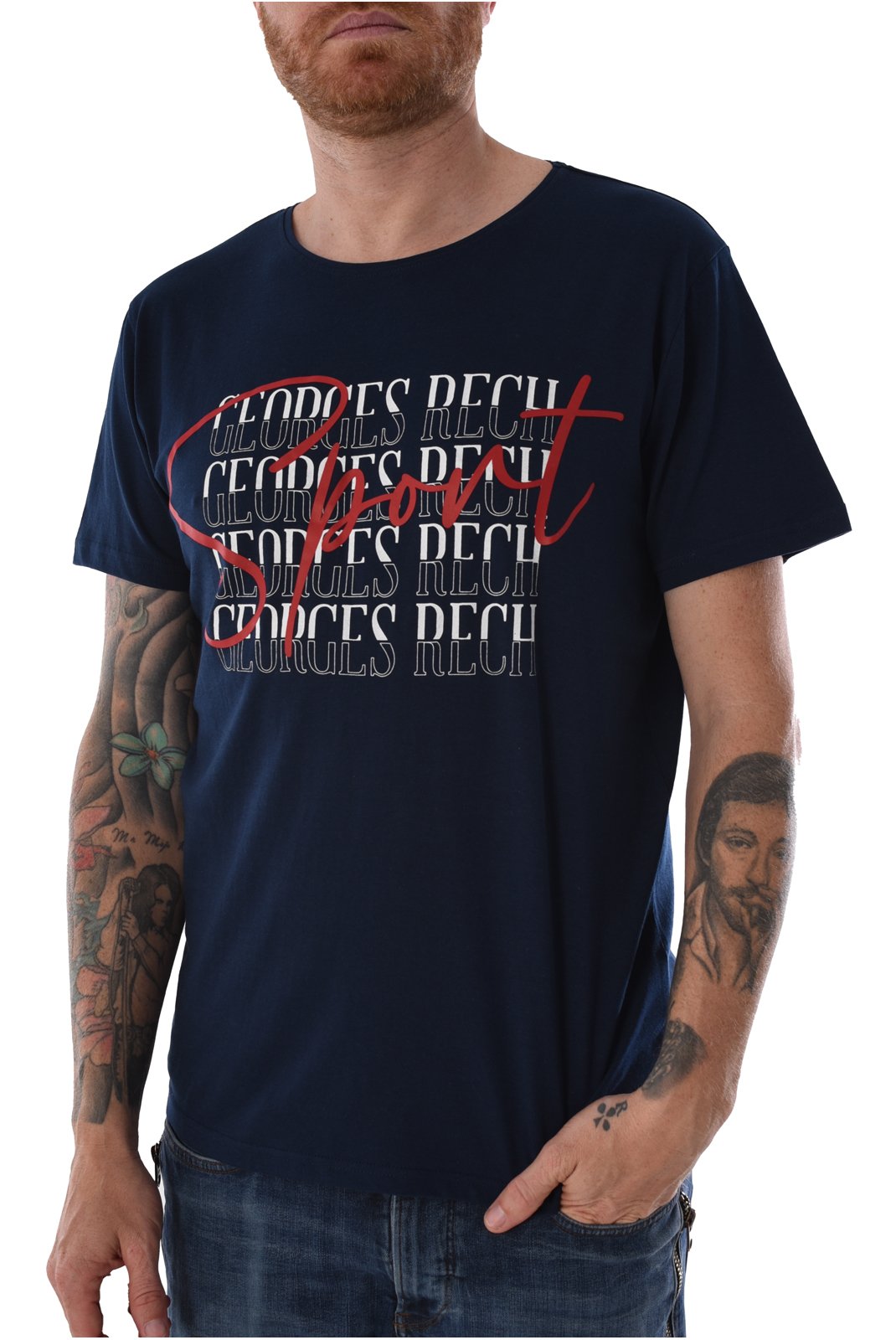 T-S manches courtes  Georges Rech GRT-1 NAVY