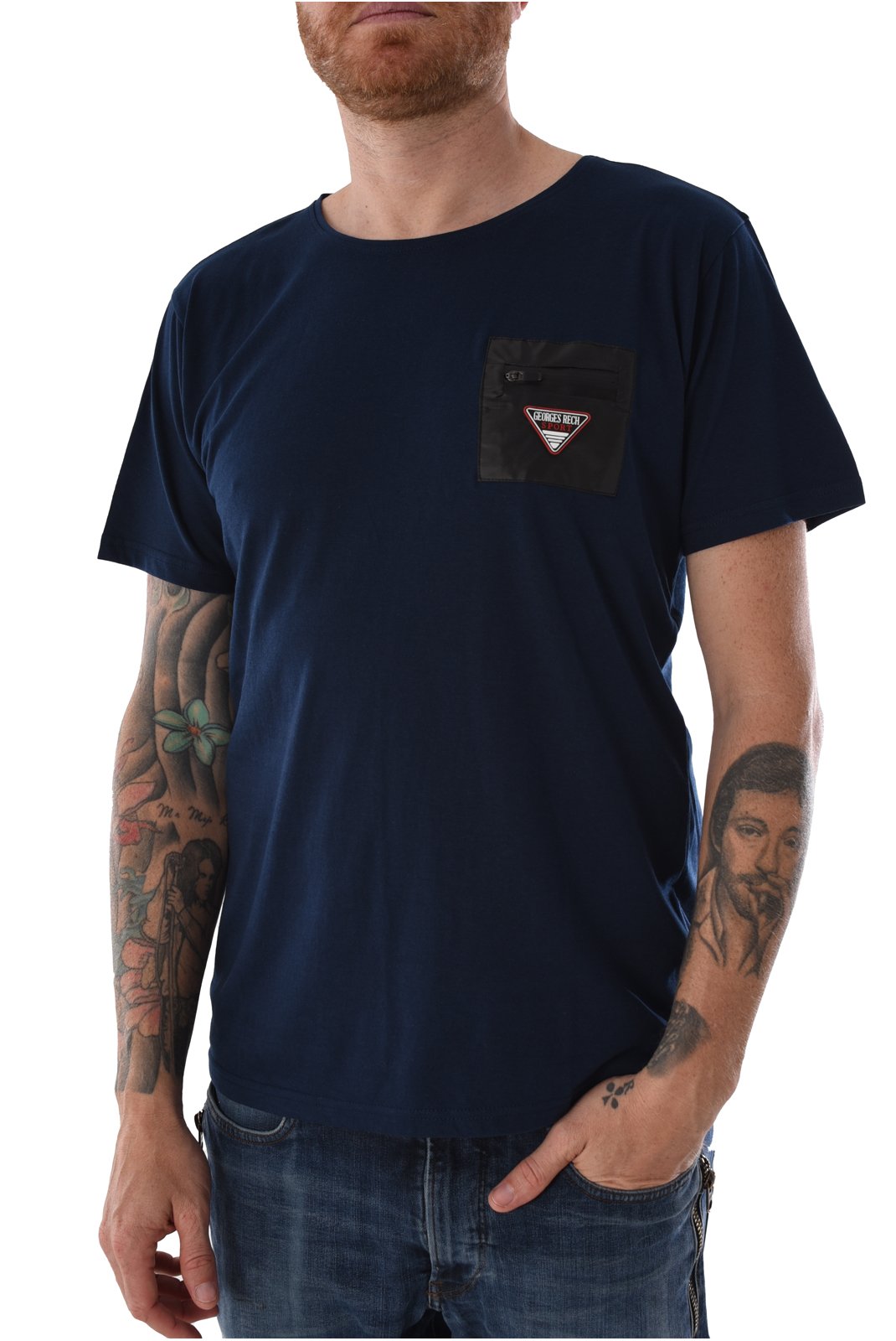 T-S manches courtes  Georges Rech GRT-3 NAVY