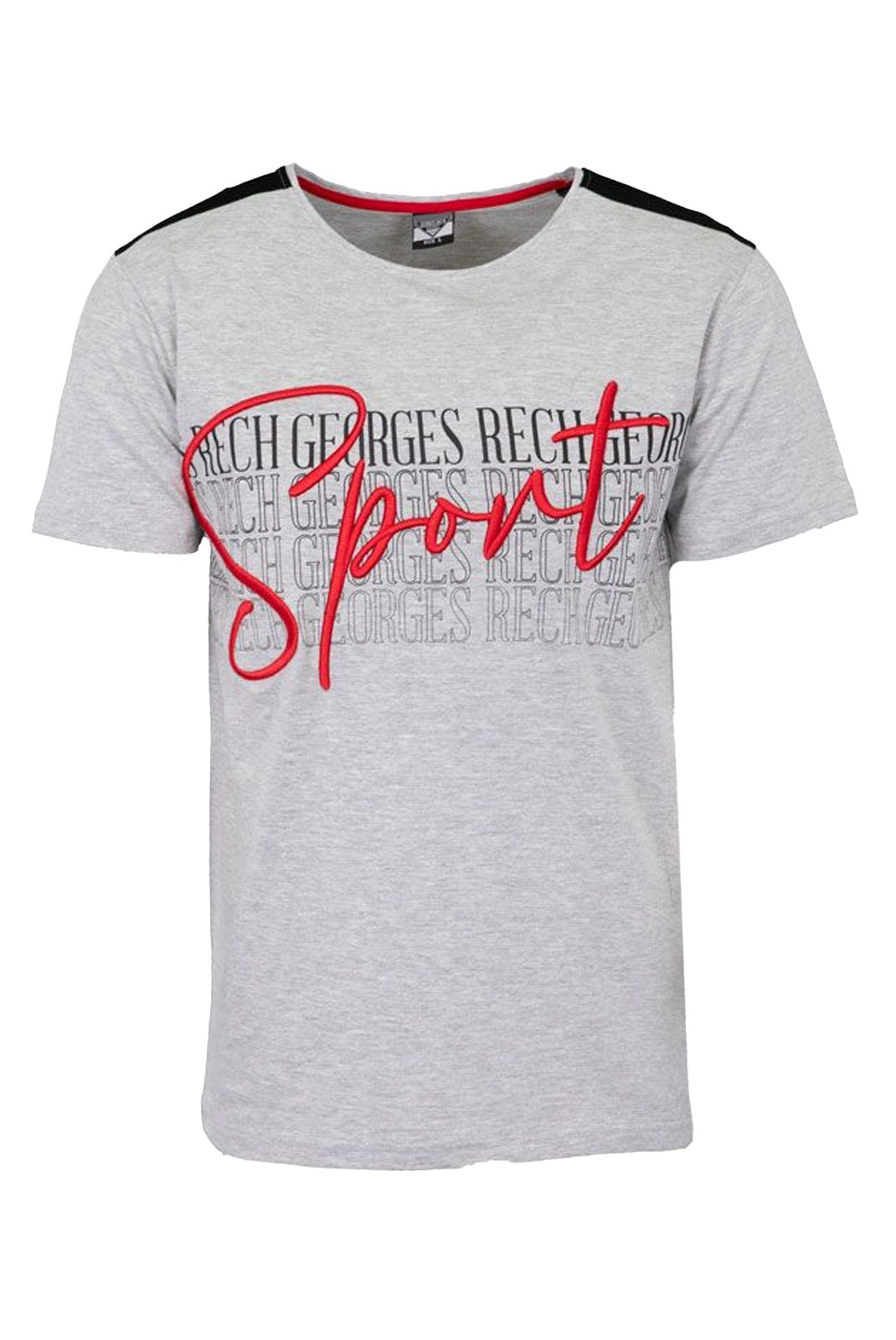 T-S manches courtes  Georges Rech GRT-4 GREY MEL