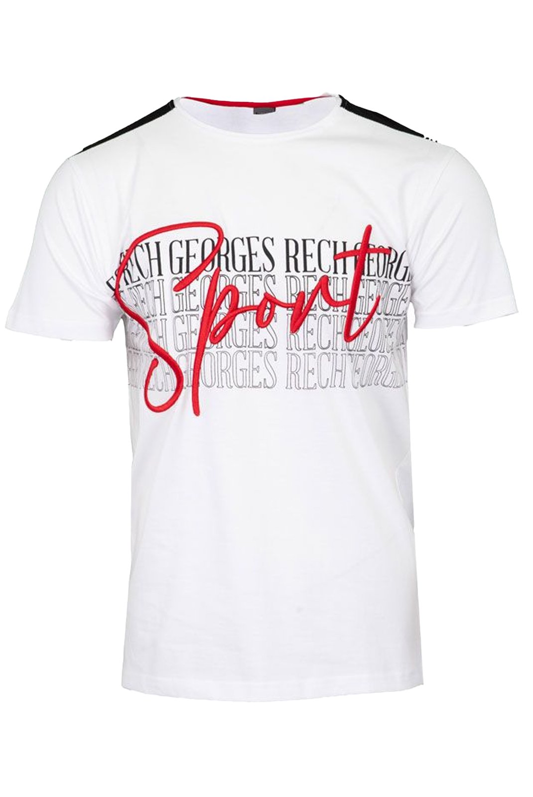 T-S manches courtes  Georges Rech GRT-4 WHITE