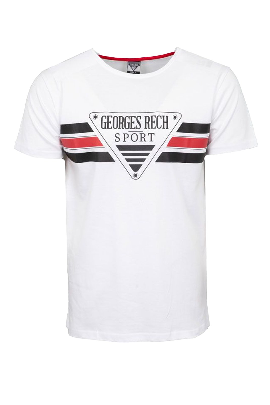 T-S manches courtes  Georges Rech GRT-5 WHITE