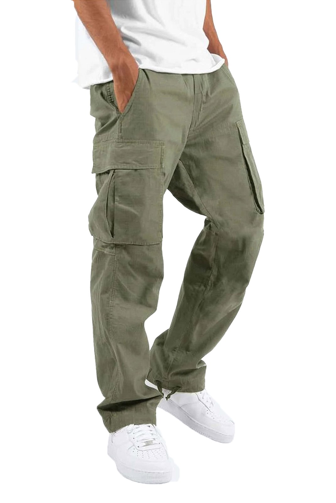 Pantalons chino/citadin  BETINNO MASSI GZK-1_Green Green
